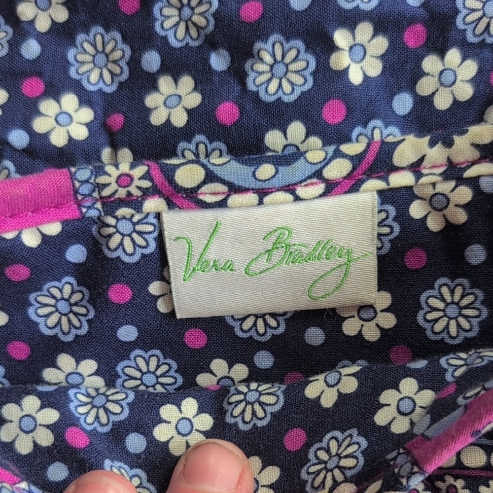 Vera Bradley Pink and Blue Paisley Shoulder Bags - Picture 2 of 9